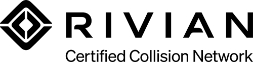 Rivian Certified Collision Network repair facility logo