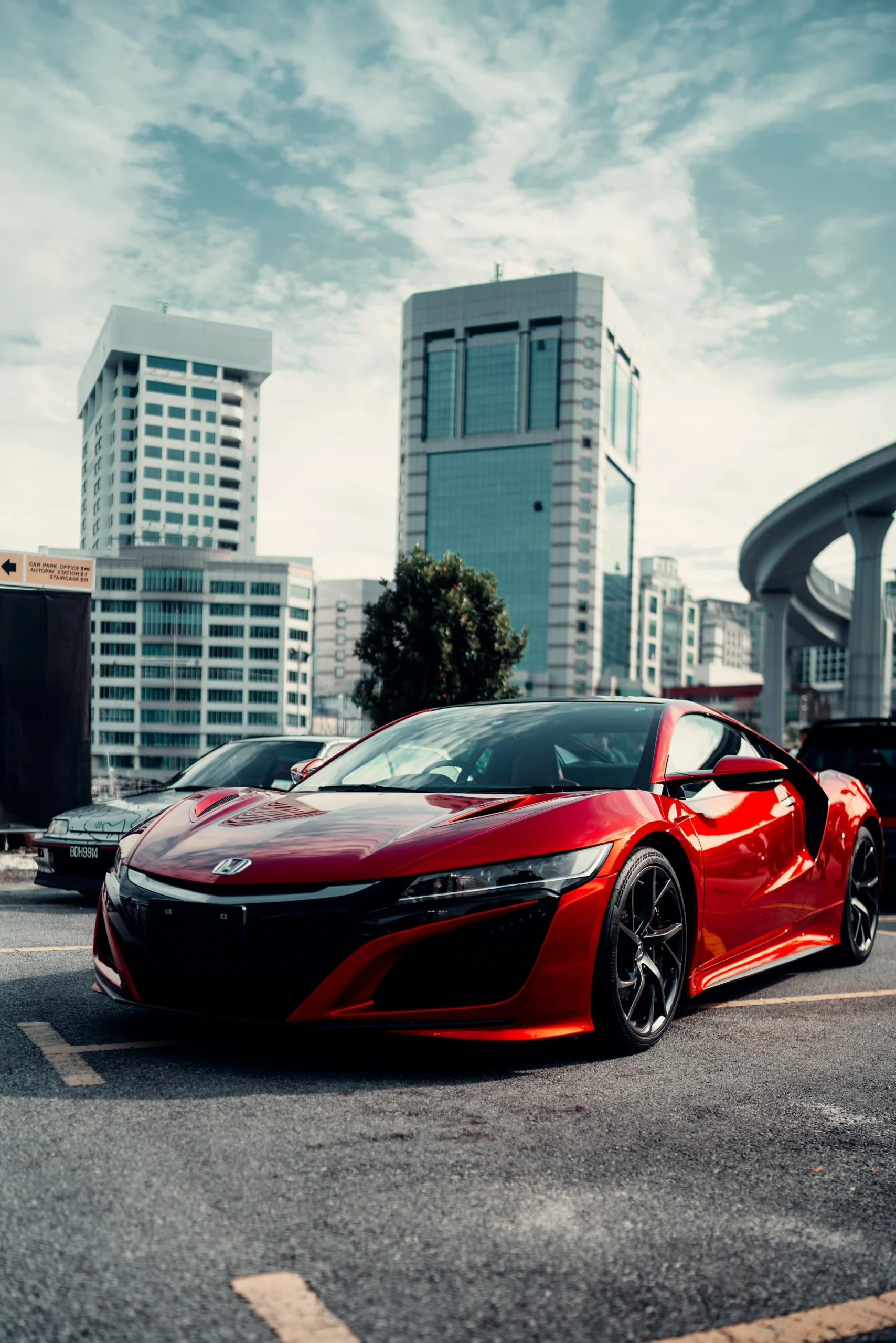 Acura NSX sports car showing aerodynamic exterior design and performance styling